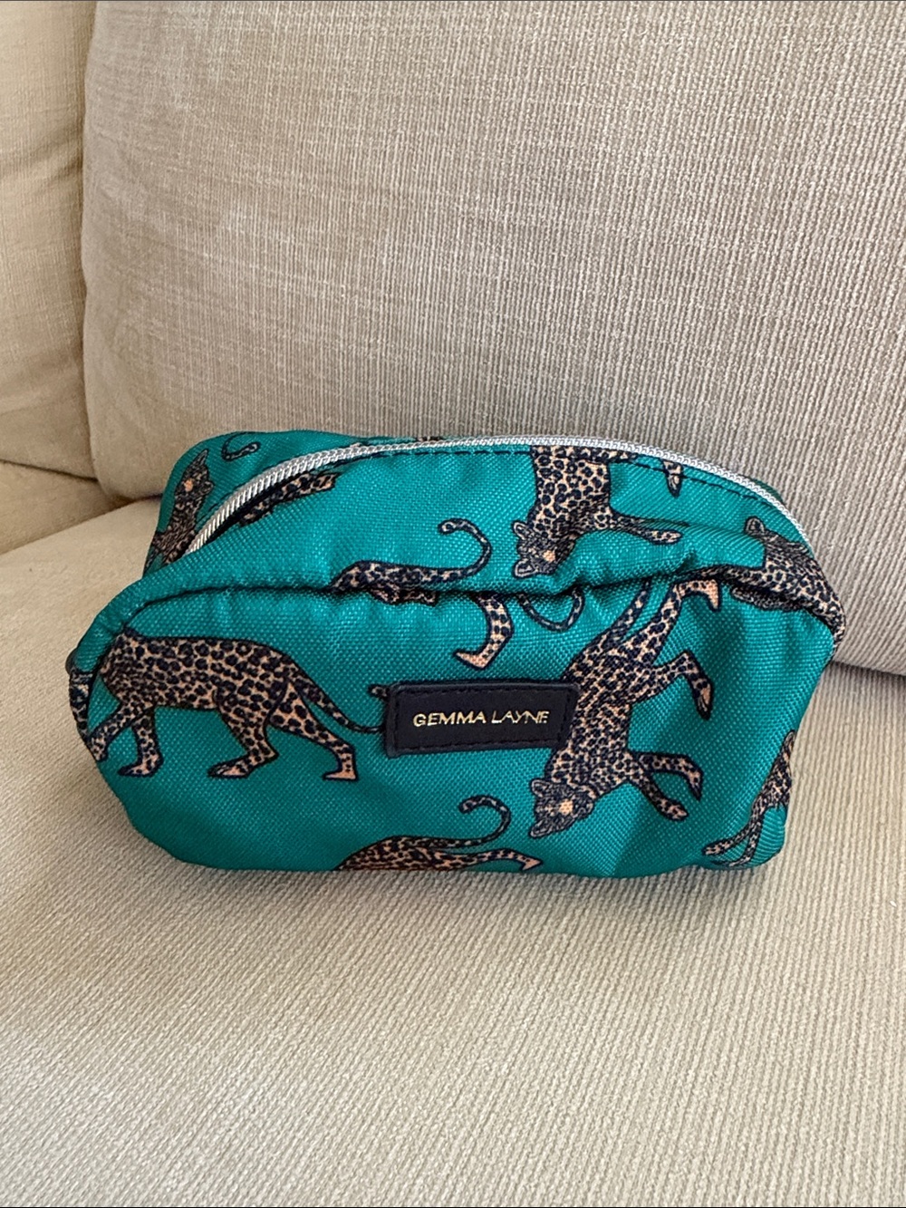 Gemma Layne Travel makeup Bag Cosmetic Bag Case Animal Print